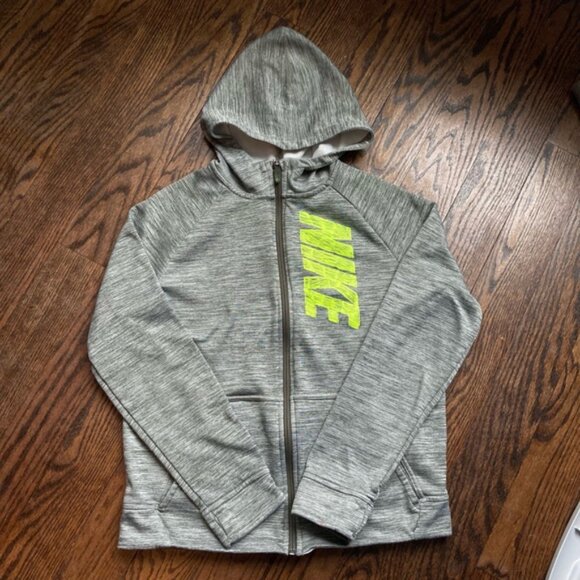 Boys KIDS Nike Gray Hoodie Sweatshirt XL - Picture 1 of 3